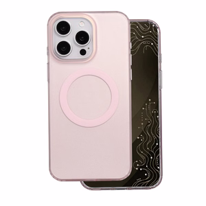 Tecto Shield Mistiq Mag dėklas, skirtas iPhone 15 Pro 6,1", rožinis