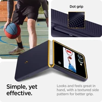 Nano Pop Mag Magnetinis Dėklas telefonui Samsung Galaxy Z Flip 7 - tamsiai mėlynas ir geltonas