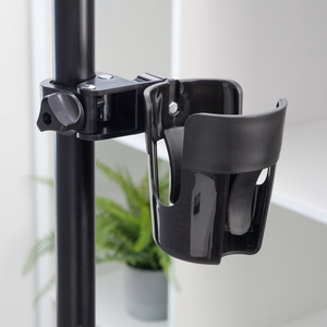 Bottle cage with bracket FSCGE-105 black