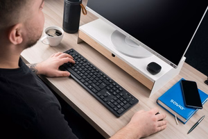 Savio KB-02 klaviatūra namai/biuras USB QWERTY juoda