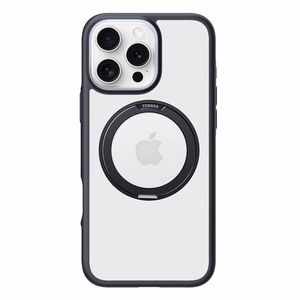 Torras Ostand R Fusion dėklas telefonui iPhone 16 Pro (juodas)