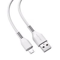 JELLICO laidas KDS-30 Micro USB 3.1A 1M Baltas