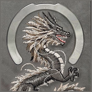 Nimmy Dragon Magnetinis dėklas iPhone 16 Pro - pilkas