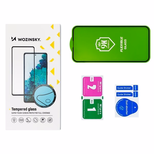 Wozinsky pilnas padengimas Flexi Nano stiklo plėvelė grūdintas stiklas su rėmeliu Samsung Galaxy S22 + (S22 Plus) skaidrus