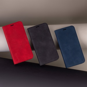 Smart Suede dėklas telefonui Samsung Galaxy A15 4G / A15 5G juodas