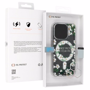 Tel Apsauga Gėlė Magnetinis Iphone 16 Pro dizainas 5