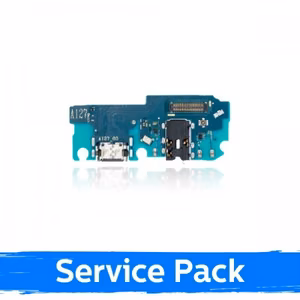 Krovimo lizdas skirtas Samsung A127 A12s su lanksčiąja jungtimi / plata (Service Pack)