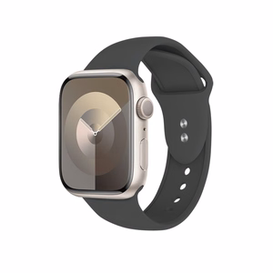 Crong Liquid  dirželis, skirtas Apple Watch 44 / 45 / 46 / 49 mm, grafito spalvos