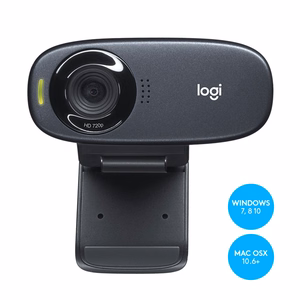 Logitech 960-001065 internetinė kamera 5 MP 1280 x 720 pikseliai USB Juoda