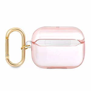 Guess GUAPHHTSP AirPods Pro dėklas rožinis/rožinis Dirželių kolekcija