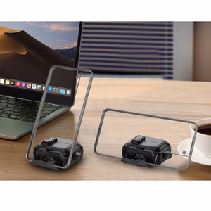 Tech-Protect silikoninis dėklas su kabliuku Samsung Galaxy Buds 3 / 3 FE / 3 Pro ausinėms - juodas