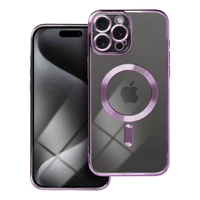 ELECTRO MAG COVER dėklas telefonui suderinamas su Magnetiniu IPHONE 15 Pro Max tamsiai violetinis