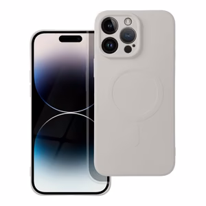 Silikoninis MAG COVER dėklas su MagSafe SAMSUNG S25 Ultra pilkos titano spalvos