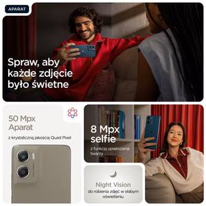 Motorola moto g06 power 17,5 cm (6.88") Dviguba SIM jungtis Android 15 4G C tipo USB 8 GB 256 GB 7000 mAh Chaki