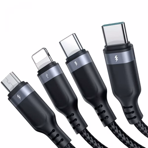 USB laidas Joyroom 4in1 / S-1T4018A18 juodas 120cm