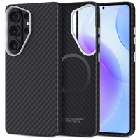 Tech-Protect Ion Carbon MagSafe Dėklas for Samsung Galaxy S26 Ultra - juodas and sidabrinis