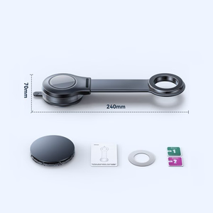 Joyroom JR-ZS518 lankstus magnetinis telefono laikiklis juodas