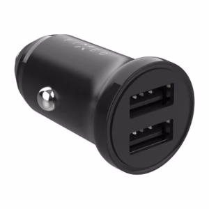 Fixed (FIXED Dual USB Car Charger 15W, Black)