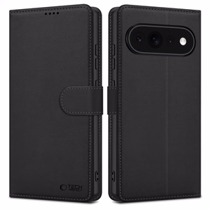 Tech-Protect Wallet dėklas, skirtas „Google Pixel 11 Pro XL“ – matinis juodas