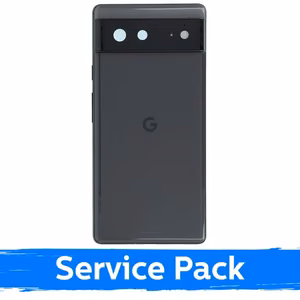 Back Cover Compatible With Google Pixel 6 / Stormy Black / (Service Pack)