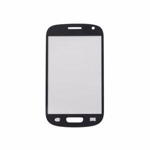 Outer Screen Glass Compatible With Samsung I8190 S3 Mini Black HQ