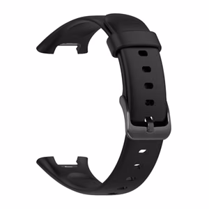FIXED FIXSSTB-1056-BK – silikoninis laikrodžio dirželis, Xiaomi Mi Smart Band 7 Pro, juodas