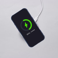 FULL MATTE MAG COVER dėklas telefonui suderinamas su MagSafe Samsung S25 mėlyna