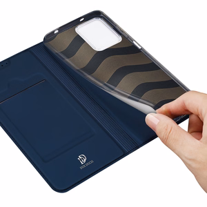 Dux Ducis Skin Pro чехол для Xiaomi Redmi Note 12 флип карточный кошелёк подставка синий