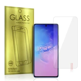 Apsauginis stiklas auksinis SAMSUNG GALAXY S10 LITE