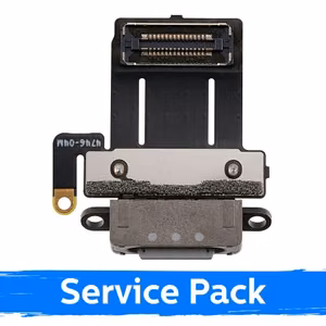 Įkrovimo lizdas skirtas Apple iPad Pro 11 (2024) Gen5 su flex / pilkas / (Service Pack)