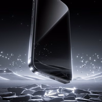 Benks grūdintas stiklas Glass Warrior su safyro danga, skirtas iPhone 14 Pro Max/15 Plus/16 Plus, juodas