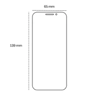 Grūdintas 2,5D stiklas, skirtas Huawei P8 Lite 2017 / P9 Lite 2017