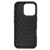 Tel Protect Carbon Elite dėklas iPhone 16 Pro juodas