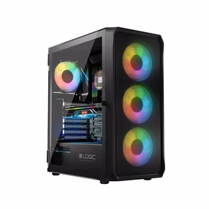 Logic PORTOS ARGB MINIDI USB 3.0 dėklas juodas