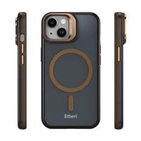 Etteri Morning Fog dėklas for iPhone 13 6,1" rudas