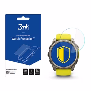 Hibridinis stiklas 3mk laikrodžio apsauga FlexibleGlass Garmin Fenix 8 Solar/Sapphire 51mm