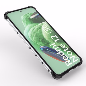 Honeycomb dėklas telefonui Xiaomi Redmi Note 12 5G / Poco X5 5G šarvuotas hibridinis dangtelis juodas
