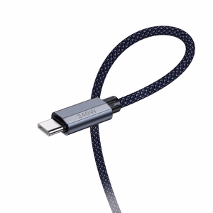 Kabelis USB C į USB C Hoco QC3.0 PD 5A 240W 1,8 m U134 tamsiai mėlynas