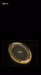 "Benks" magnetinis šarvas Air Armor Grid Kevlar korpusas su metaliniu rėmeliu 600D (0070), skirtas Iphone 17 Pro Max orange