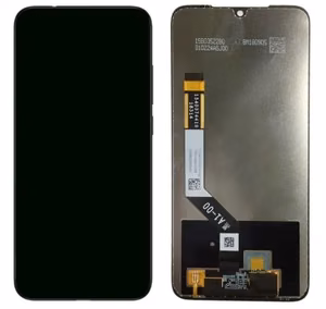 Ekranas Xiaomi Redmi Note 7 su lietimui jautriu stikliuku ir rėmeliu Black originalus (service pack)