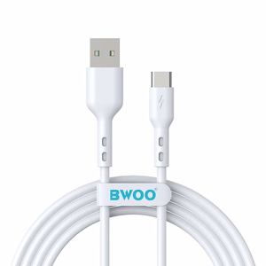BWOO кабель USB - USB-C 2m 3A белый