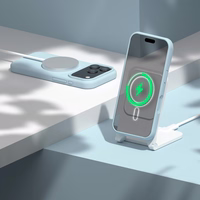 Etteri Silikoninis Mag dėklas skirtas iPhone 17 Pro šviesiai mėlynas