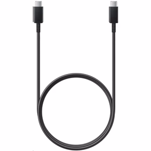 Samsung EP-DN975BBE USB-C - USB-C 5A 1m kabelis (didmeninė – pakaitinė pakuotė) – juodas