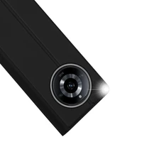 Dux Ducis Skin Pro dėklas Realme 11 Flip kortelių dėklas su stovu - juodas