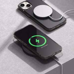 Ringke Fusion Matte dėklas iPhone 14 Plus su geliniu rėmeliu – pilkas