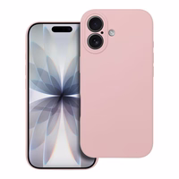 Dėklas telefonui silikoninis 2mm IPHONE 17 sand pink rožinis
