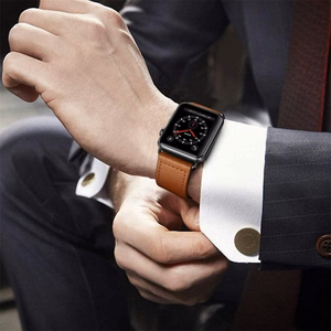 TECH-PROTECT LEATHERFIT APPLE WATCH 4 / 5 / 6 / 7 / 8 / 9 / SE / ULTRA 1 / 2 (42 / 44 / 45 / 49 MM) RUDAS