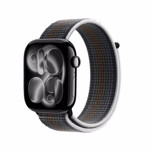Crong Nylon sportinis Apple Watch dirželis, 38/40/41/42 mm, „Midnight Run“
