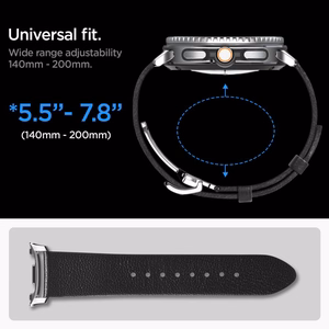 SPIGEN ENZO SAMSUNG GALAXY WATCH 8 / CLASSIC (40 / 44 / 46 MM) juodas
