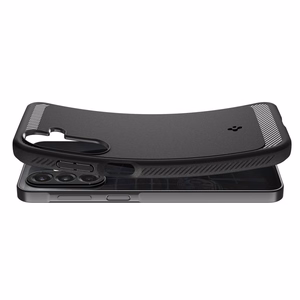 Spigen Rugged Armor dėklas, skirtas „Samsung Galaxy A27 5G“ – matinis juodas